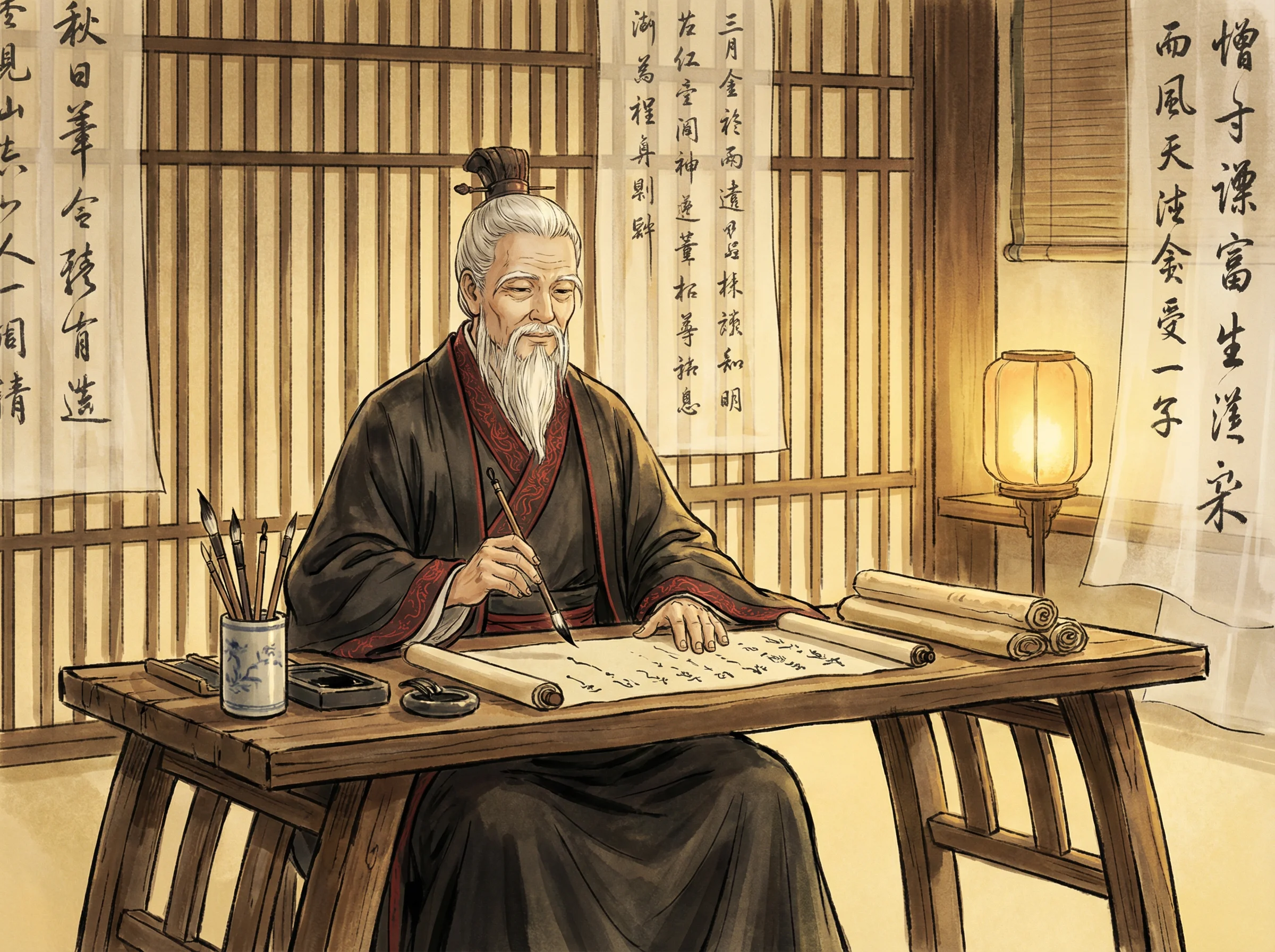 pg娱乐首席鉴赏师李清照号易安居士书法家形象