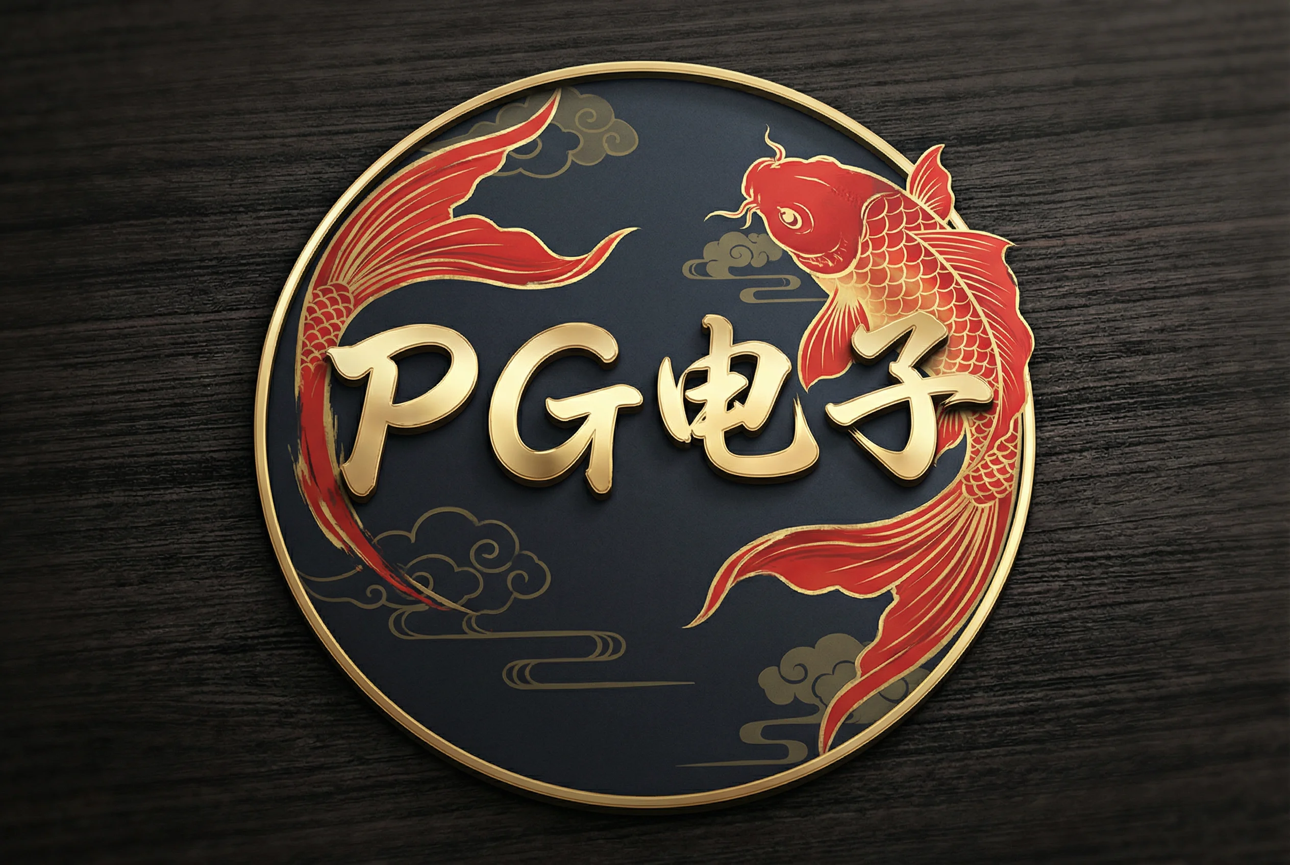 pg娱乐官方Logo锦鲤祥瑞标志